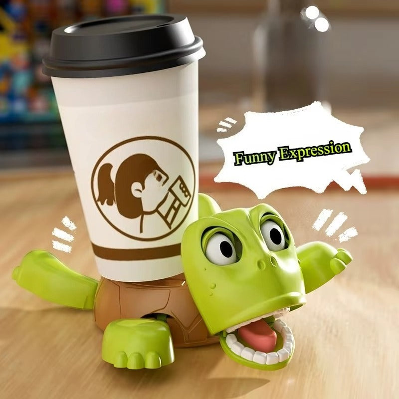 3D Printed Panicked Turtle Coaster Mug Holder