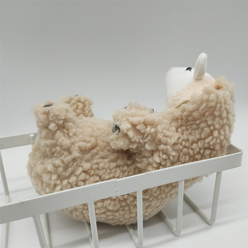 16cm Cute Shaved Alpaca Plush Toy