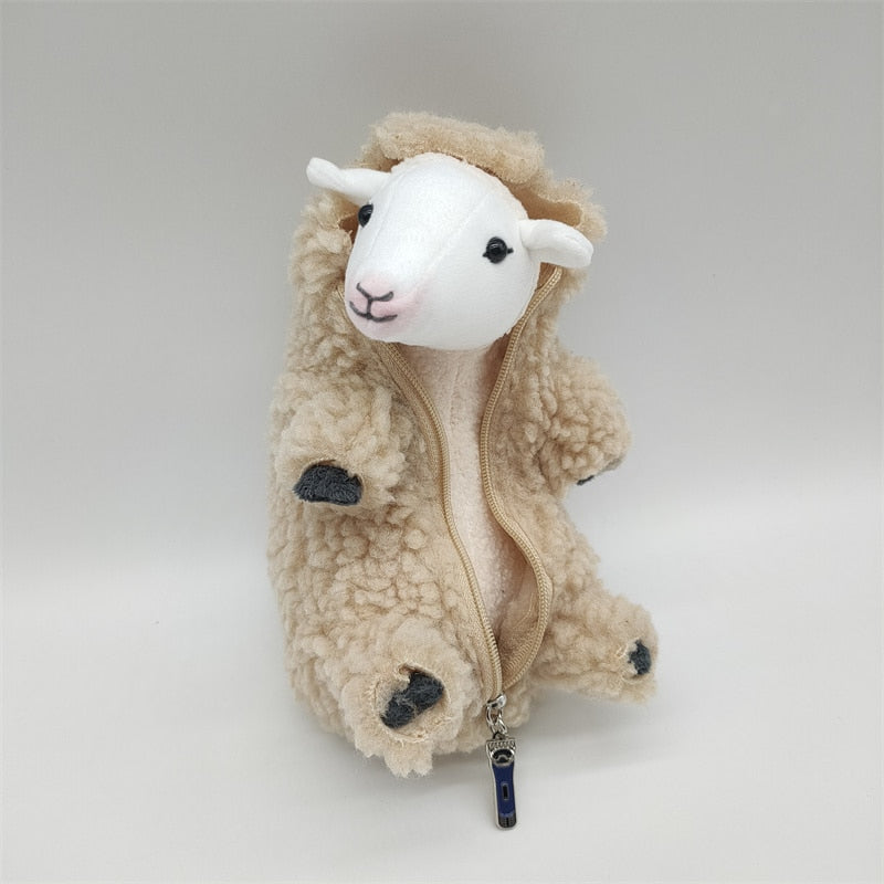 16cm Cute Shaved Alpaca Plush Toy