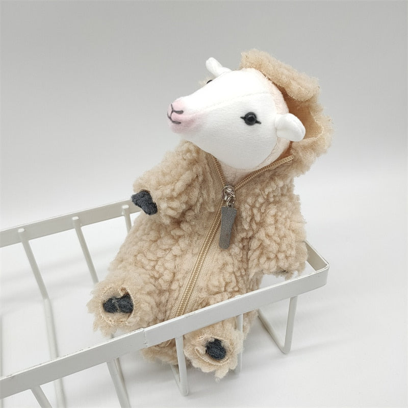 16cm Cute Shaved Alpaca Plush Toy
