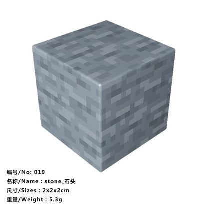 10pcs Magnetic Building Blocks Gold iron diamond Ore Cube Model New Magnet Creative Designer DIY Toys for Children