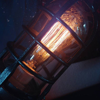 Vintage Rocket Ship Lamp Steampunk